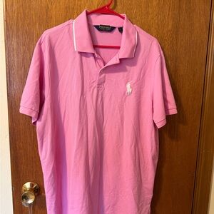 Ralph Lauren Men's Polo Shirt in Pink